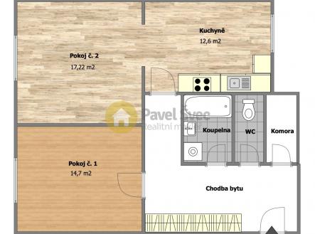 Pronájem bytu, 2+1, 65 m²
