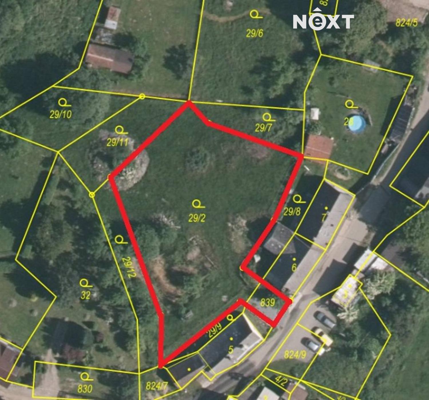 Prodej pozemek Bydlení, 1227㎡