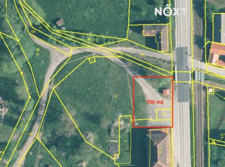 Pronájem pozemku pro komerční výstavbu, 700 m²