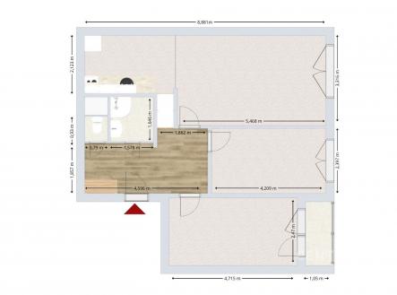 Prodej bytu, 3+kk, 63 m²