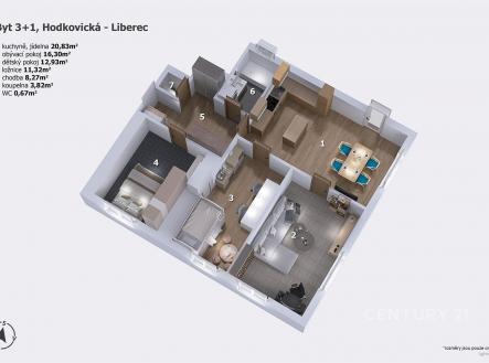 Prodej bytu, 3+1, 74 m²