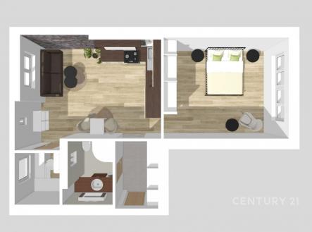 Prodej bytu, 2+kk, 51 m²