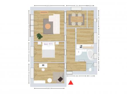 Pronájem bytu, 3+1, 80 m²