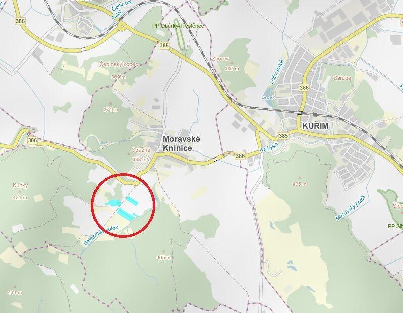 Rozsáhlé pozemky u Brna, Moravské Knínice