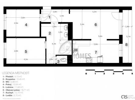 Prodej bytu, 3+1, 68 m²