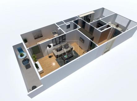 Prodej bytu, 3+1, 76 m²