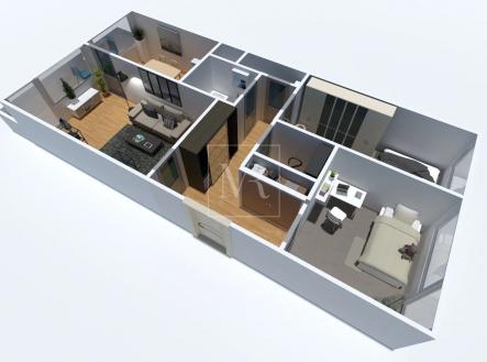 Prodej bytu, 3+1, 76 m²