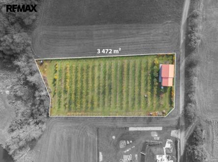 Prodej pozemku, zahrada, 3 472 m²
