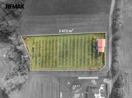 Prodej pozemku, zahrada, 3 472 m²