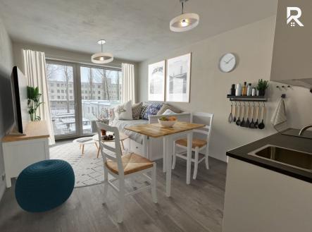 Pronájem bytu, 1+kk, 29 m²
