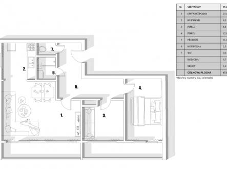 Prodej bytu, 3+1, 79 m²
