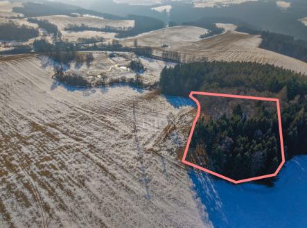 Prodej pozemku, les, 50 859 m²