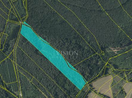 Prodej pozemku, les, 27 366 m²