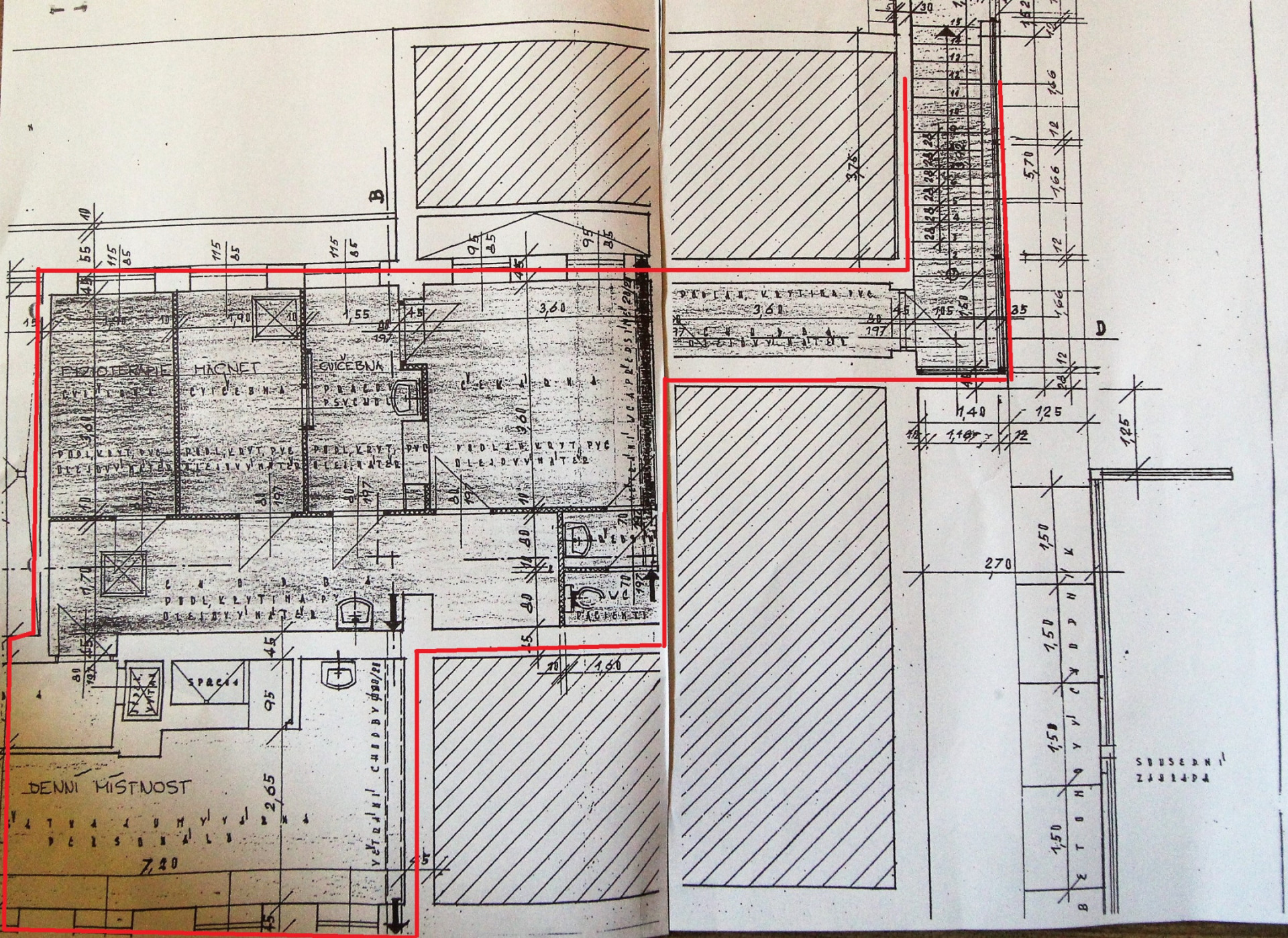 Pronájem prostoru 62 m2 v ul. Bydžovská, Praha 10 - Malešice, nezařízený, původní stav