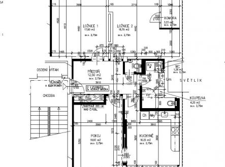 Pronájem bytu, 3+1, 110 m²