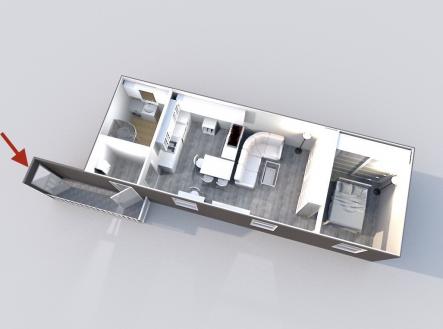 Pronájem bytu, 2+kk, 45 m²