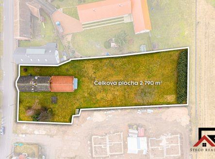 Dům s velkým pozemkem 2 790 m² jen 10 min od Hradce Králové – Lochenice
