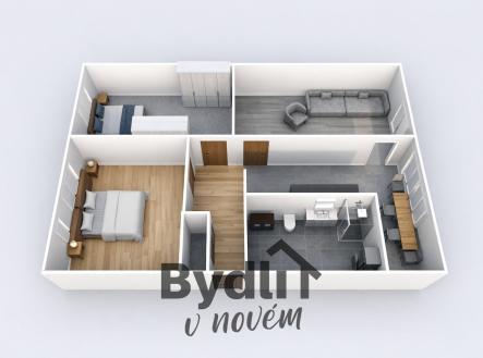 Pronájem bytu, 3+1, 83 m²