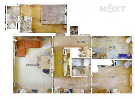 Prodej bytu, 4+1, 63 m²