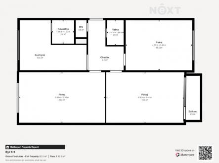 Prodej bytu, 3+1, 79 m²