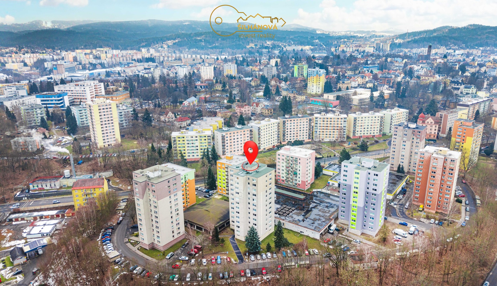 Pronájem bytu 3+1 58 m², Jablonec nad Nisou, Na Vršku