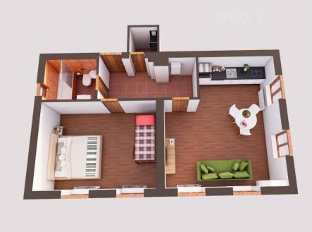 Prodej bytu, 2+kk, 53 m²