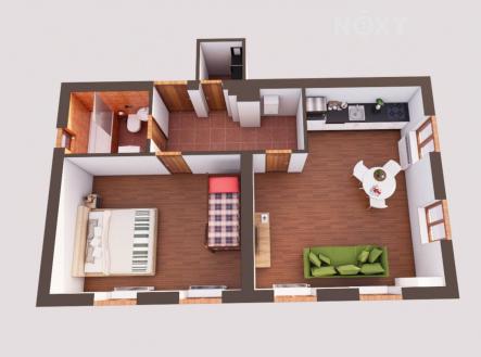 Prodej bytu, 2+kk, 53 m²