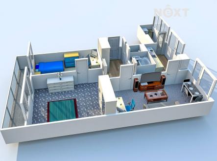 Prodej bytu, 3+1, 66 m²