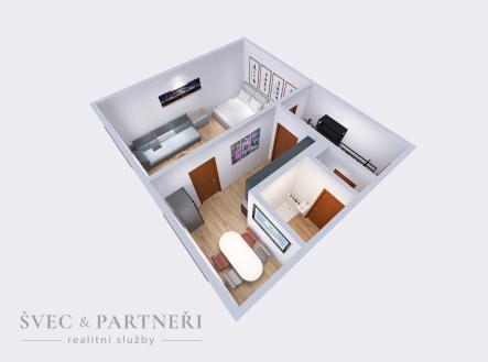 Prodej bytu, 1+1, 40 m²