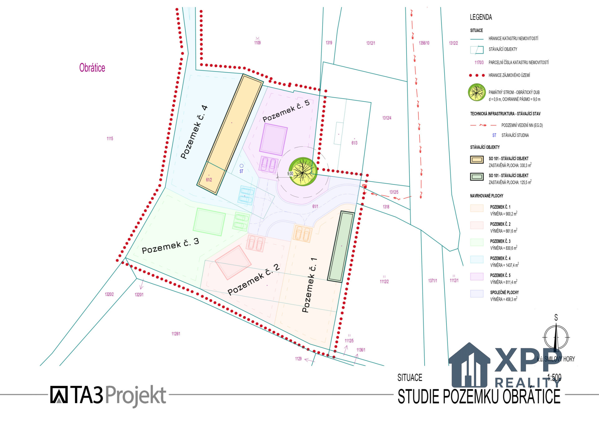 Prodej stavebního pozemku 900,2 m²