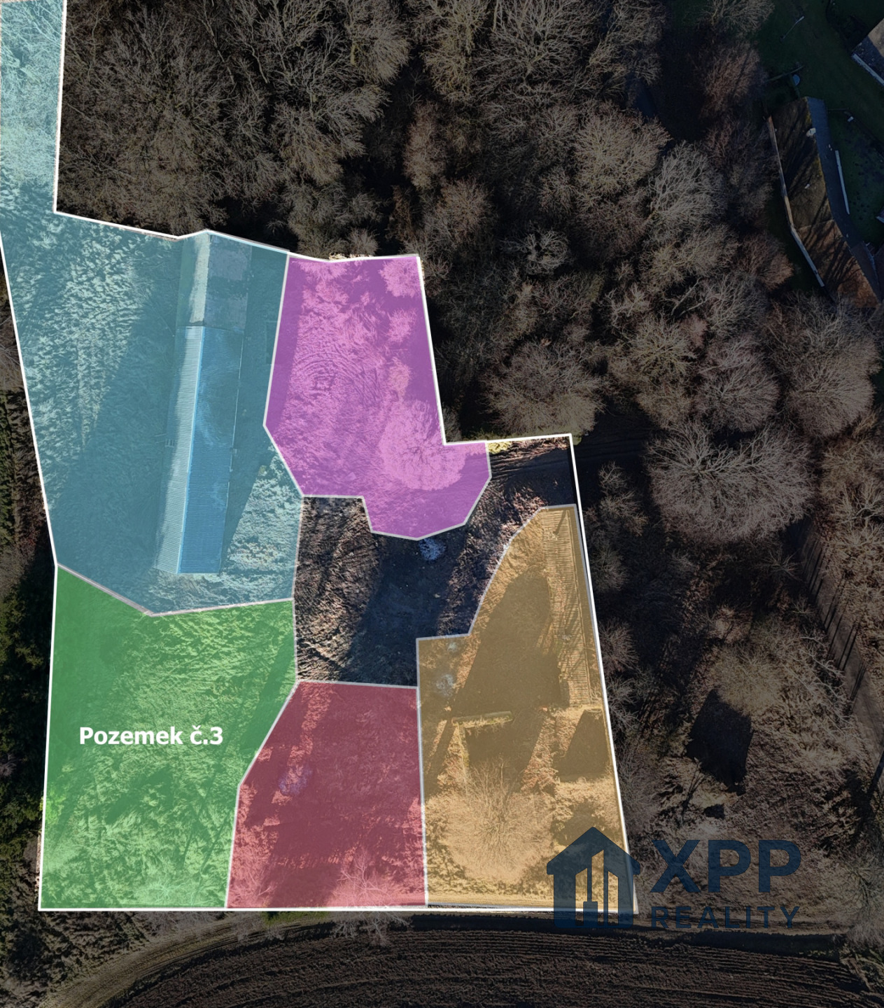 Prodej stavebního pozemku 830,6 m²