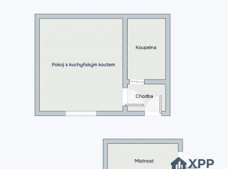 Pronájem bytu, garsoniéra, 23 m²