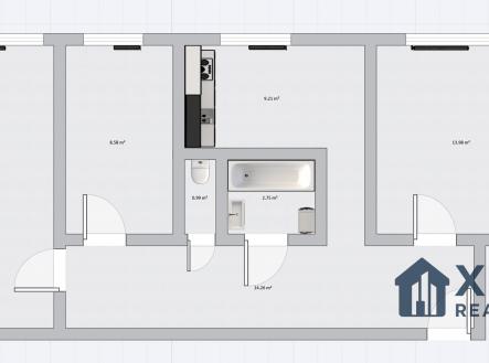 Prodej bytu, 3+1, 67 m²