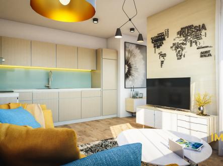 Prodej bytu, 1+kk, 41 m²