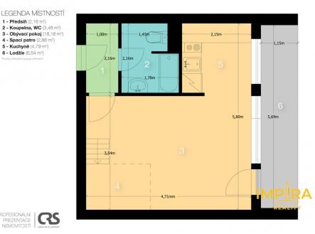 Pronájem bytu, 1+kk, 29 m²