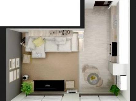 Pronájem bytu, 2+kk, 50 m²