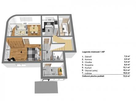 Prodej domu/vily, 169 m²