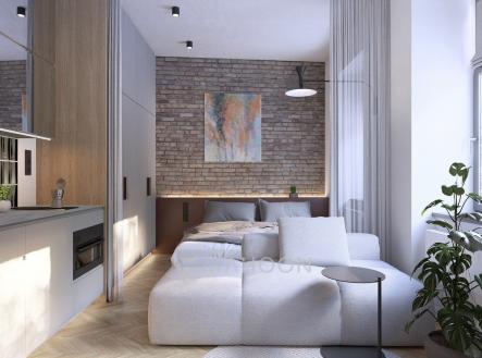 Prodej bytu, 2+kk, 43 m²