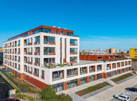 Prodej luxusního bytu 2+kk s lodžií, novostavba v Rezidenci Mechanika, Praha - Žižkov