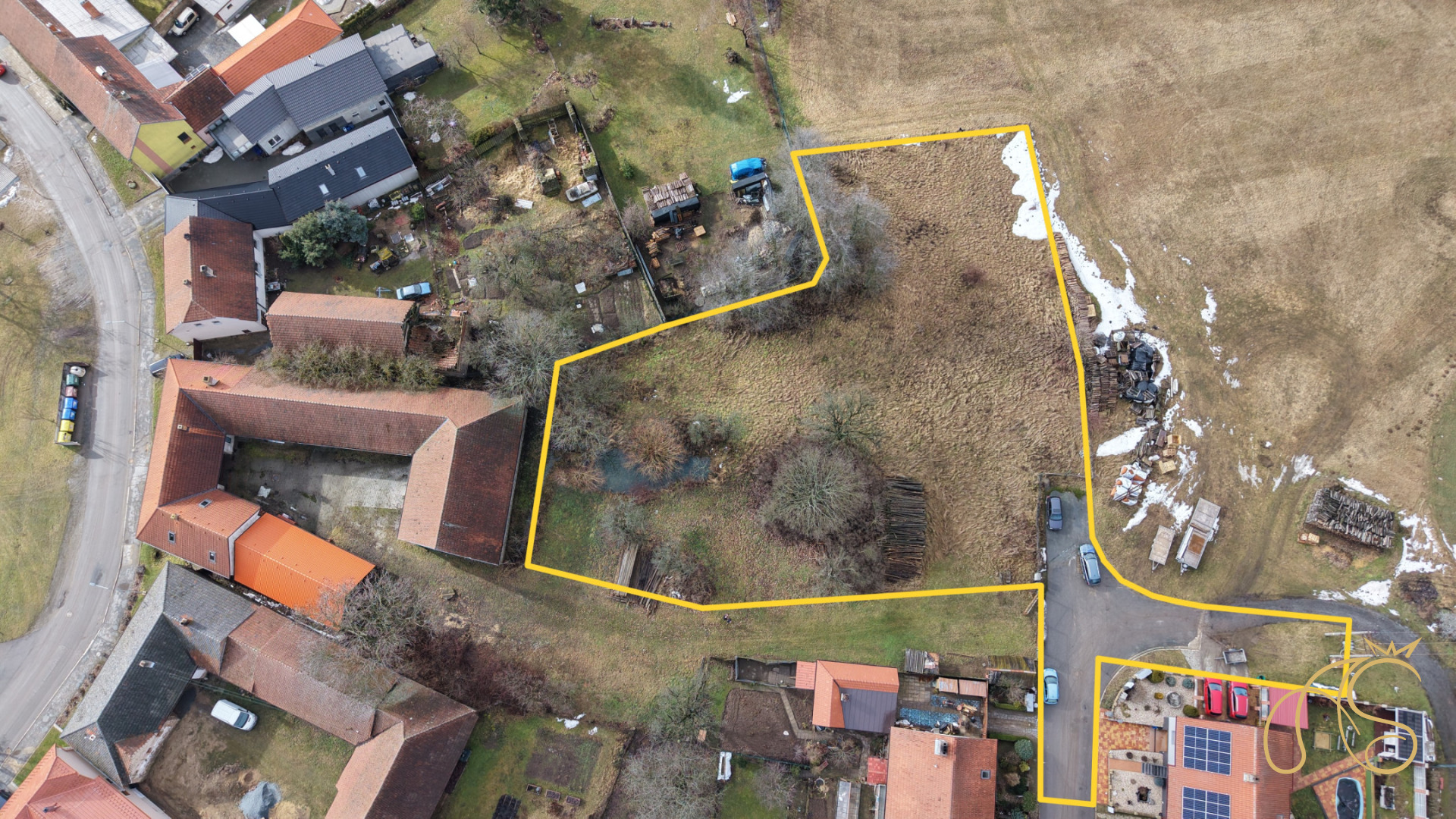 Pozemky pro výstabu, Budišov, okr. Třebíč