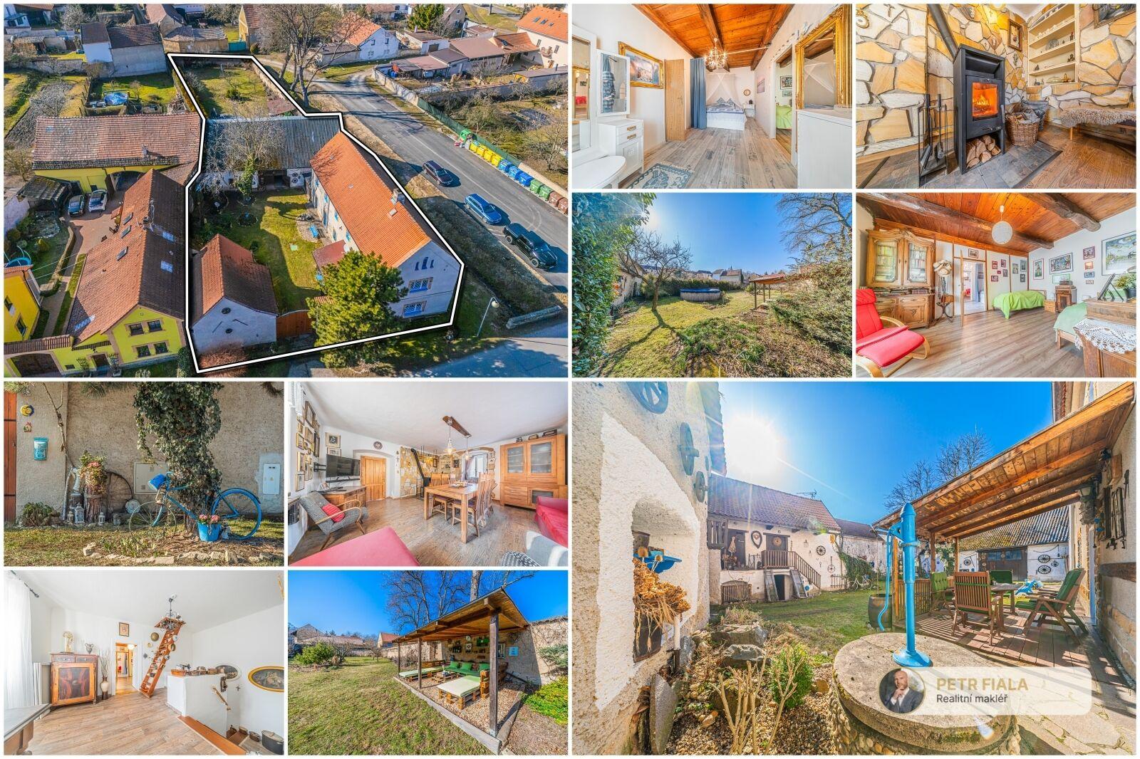 Prostorná patrová chalupa o dispozici 5+1 s podlahovou plochou 133 m² na pozemku 1 273 m²