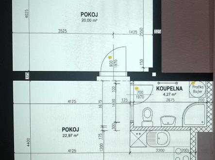 Pronájem bytu, 2+kk, 47 m²