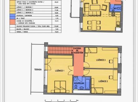 Prodej bytu, 4+kk, 116 m²