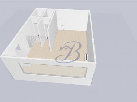 Pronájem kanceláře, 43 m²