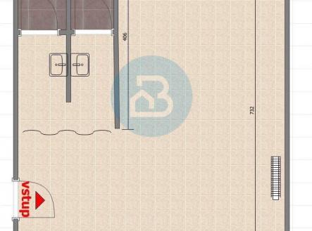 Pronájem kanceláře, 43 m²