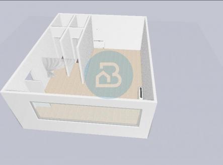 Pronájem kanceláře, 43 m²