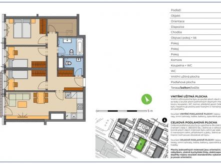 Prodej bytu, 4+kk, 80 m²