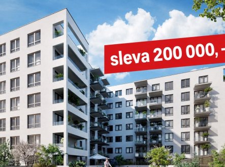 Prodej-Moderní byt 3+kk s balkonem,  Praha 9, Vysočany
