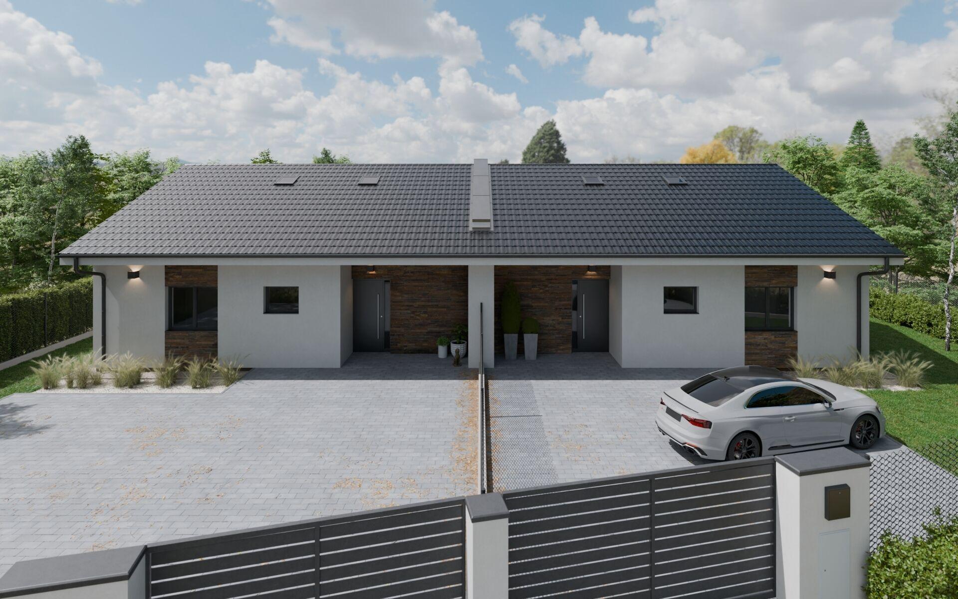 Výstavba rodinných domů 4 + kk v obci Běhařovice