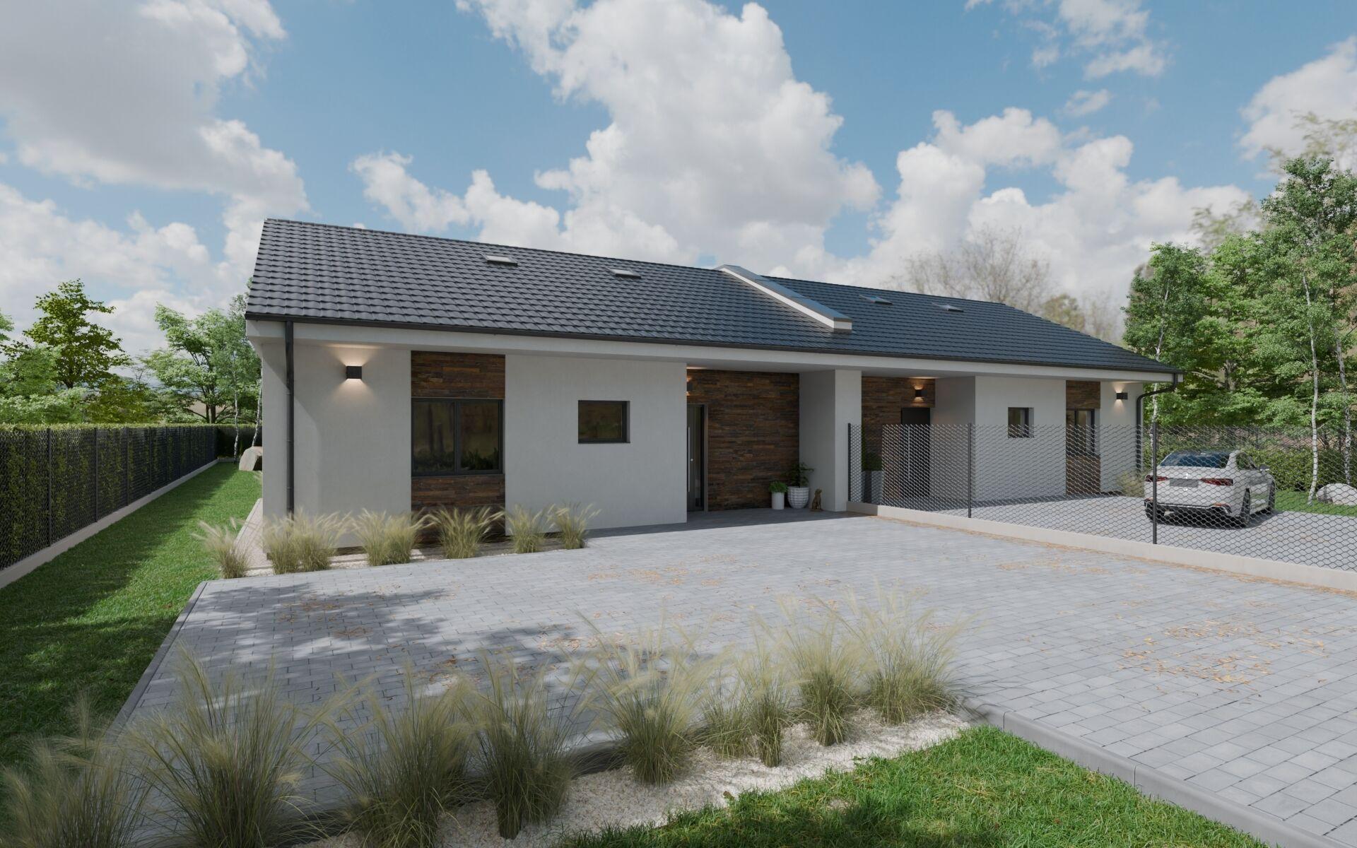 Výstavba rodinných domů 4 + kk v obci Běhařovice